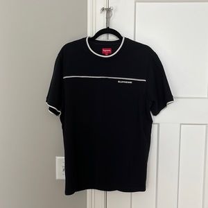 Supreme short sleeve shirt. Black, size medium.